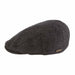Charcoal Grey Herringbone Flat Cap - Stetson Hat Flat Cap Stetson Hats    