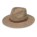 Charlston Wide Brim Golf Hat - Wallaroo Hats Safari Hat Wallaroo Hats CHAR-25-NA-M Natural Medium/Large (57-59 cm) 