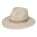 Charlie Women's Fedora - Wallaroo Hats Safari Hat Wallaroo Hats cha-it Ivory / Taupe M/L (58 cm) 