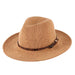 Chenille Knit Fedora Hat with Cheetah Band - Jeanne Simmons Hats, Fedora Hat - SetarTrading Hats 