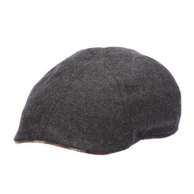 Chinos Wool Blend Flat Cap - Stetson Hat Flat Cap Stetson Hats STW372 Grey Medium 