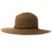 Classic Straw Sun Hat with Chin Cord, Medium and Large Size - Boardwalk Wide Brim Sun Hat Boardwalk Style Hats DA1739-BRNl Brown Heather Large (59 cm) 