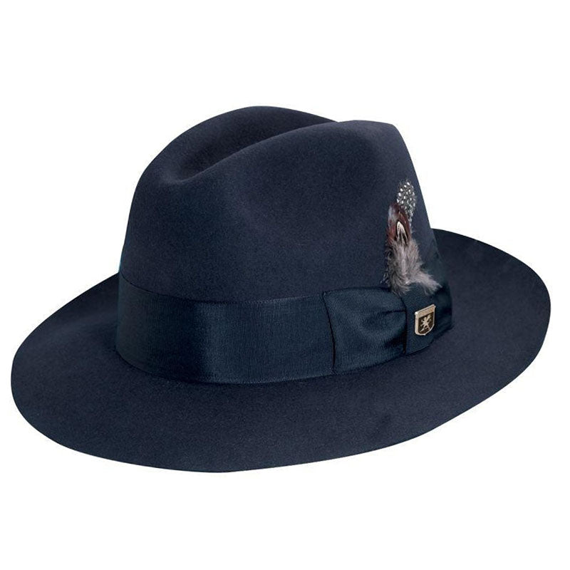 Cleveland Wool Felt Raw Edge Fedora up to 2XL - Stacy Adams Hats, Safari Hat - SetarTrading Hats 