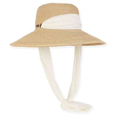 Convertible Sun Hat with Sash - Sun 'N' Sand Hats, Wide Brim Hat - SetarTrading Hats 