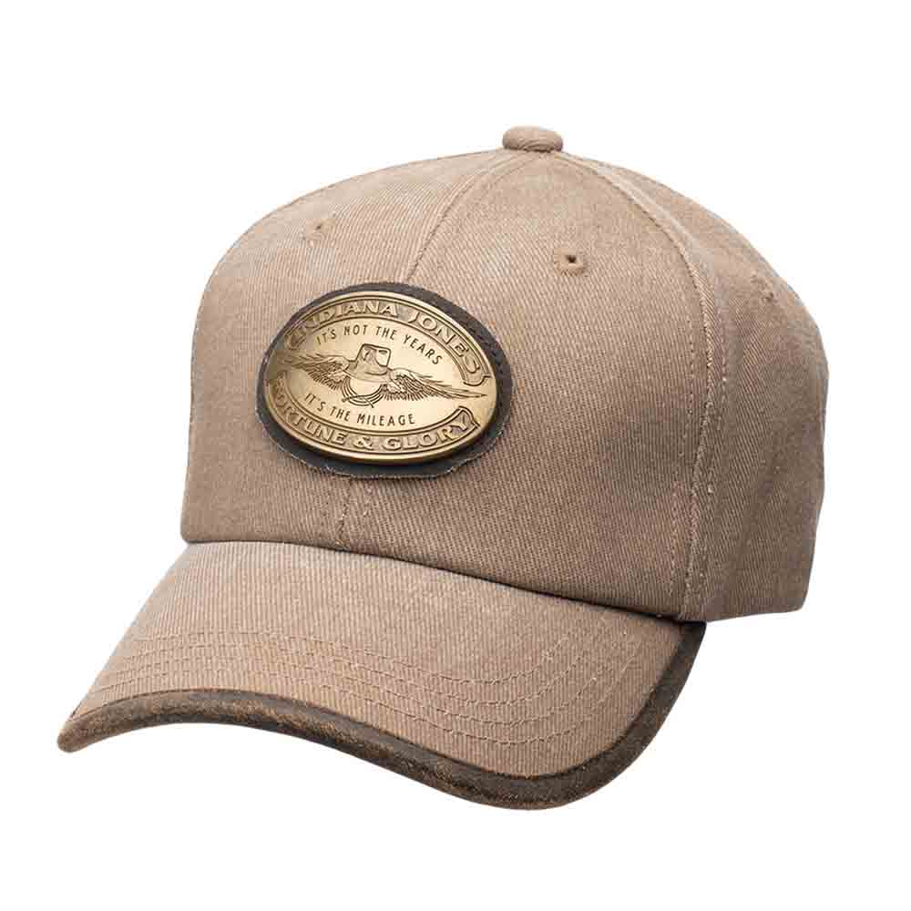 Men's Canvas Utility Cap With Side Pocket and Pre-Curved Bill 