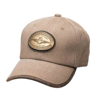 Coronado Indiana Jones Canvas Baseball Cap - Dorfman Hats Cap Dorfman Hat Co. IJ33-TAN Tan OS 