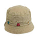 Cotton Bucket Hat for Toddlers - DPC Kinder Caps Bucket Hat Dorfman Hat Co. c885kh Khaki  