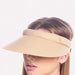Cotton Clip On Sun Visor, 4" peak - Epoch Hats Visor Cap Epoch Hats    