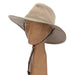 Cotton Duck Mesh Crown Safari with Chin Cord - DPC Outdoor Design Safari Hat Dorfman Hat Co.    