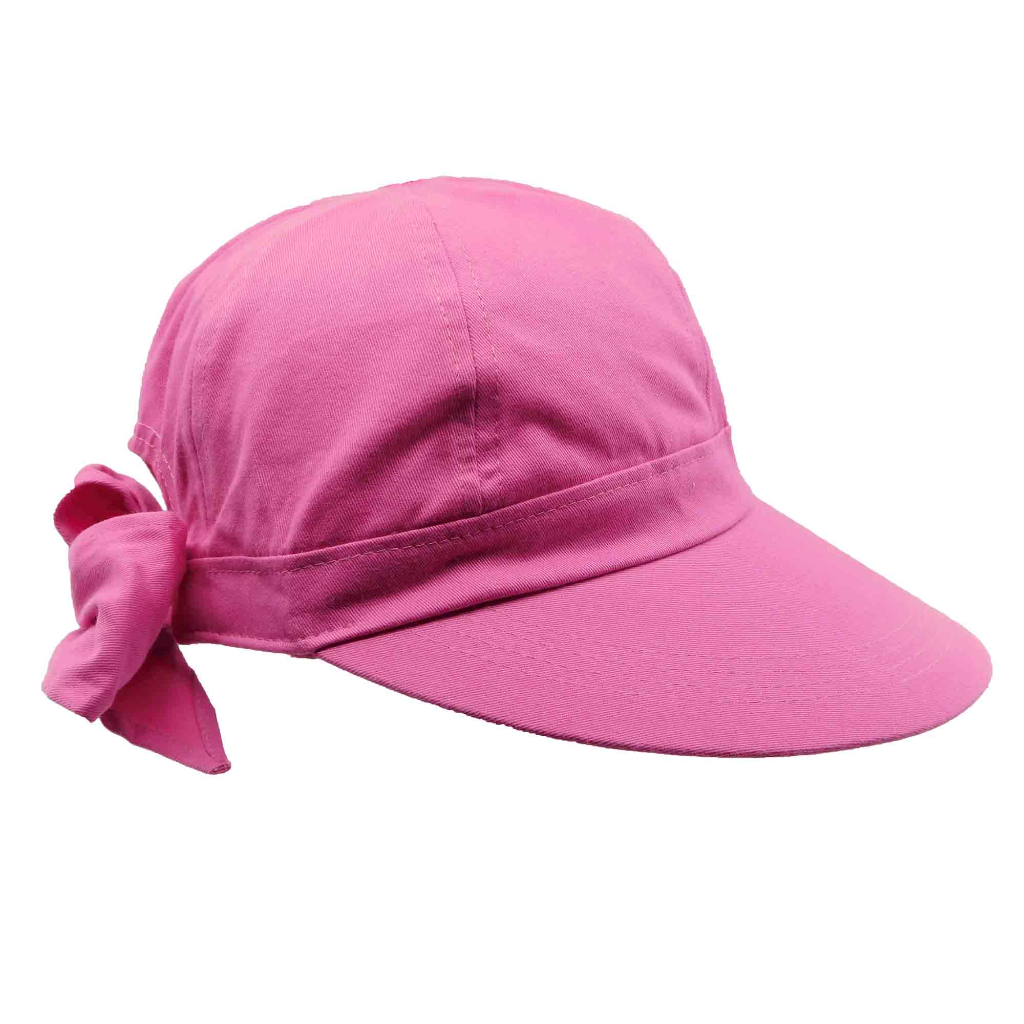 Cotton Facesaver Cap - Milani Hats Cap Milani Hats BL7103fc Fuchsia Medium (57 cm) 