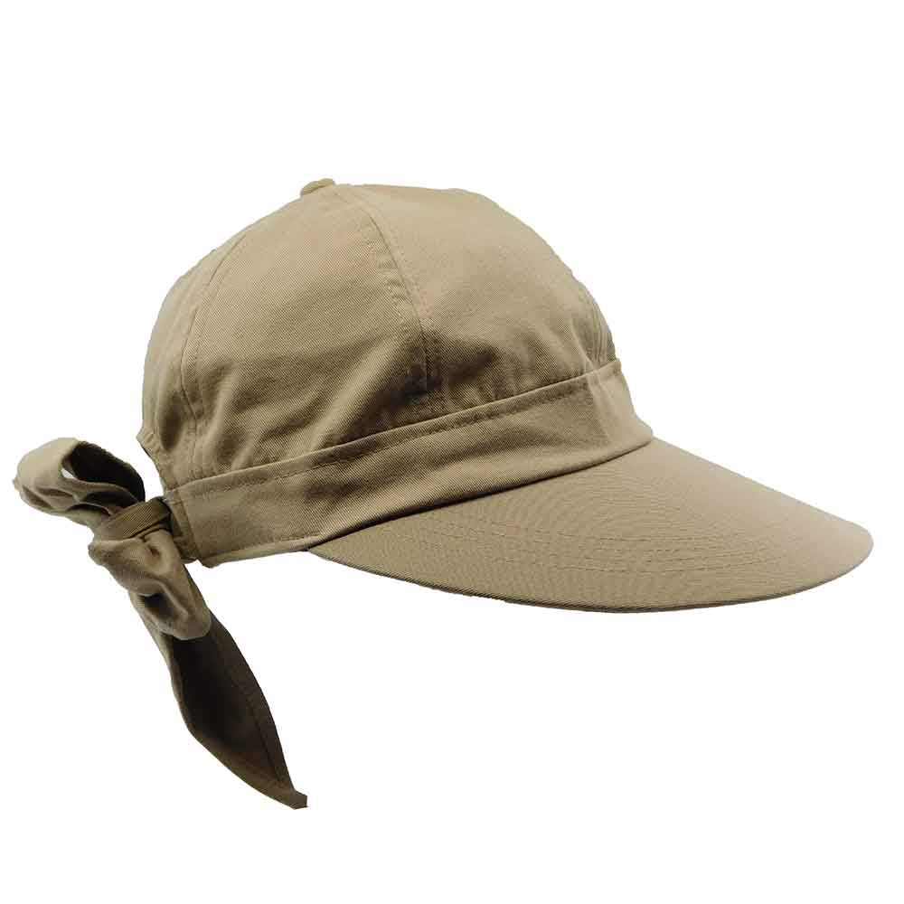 Cotton Facesaver Cap - Milani Hats Cap Milani Hats BL7103kh Khaki Medium (57 cm) 
