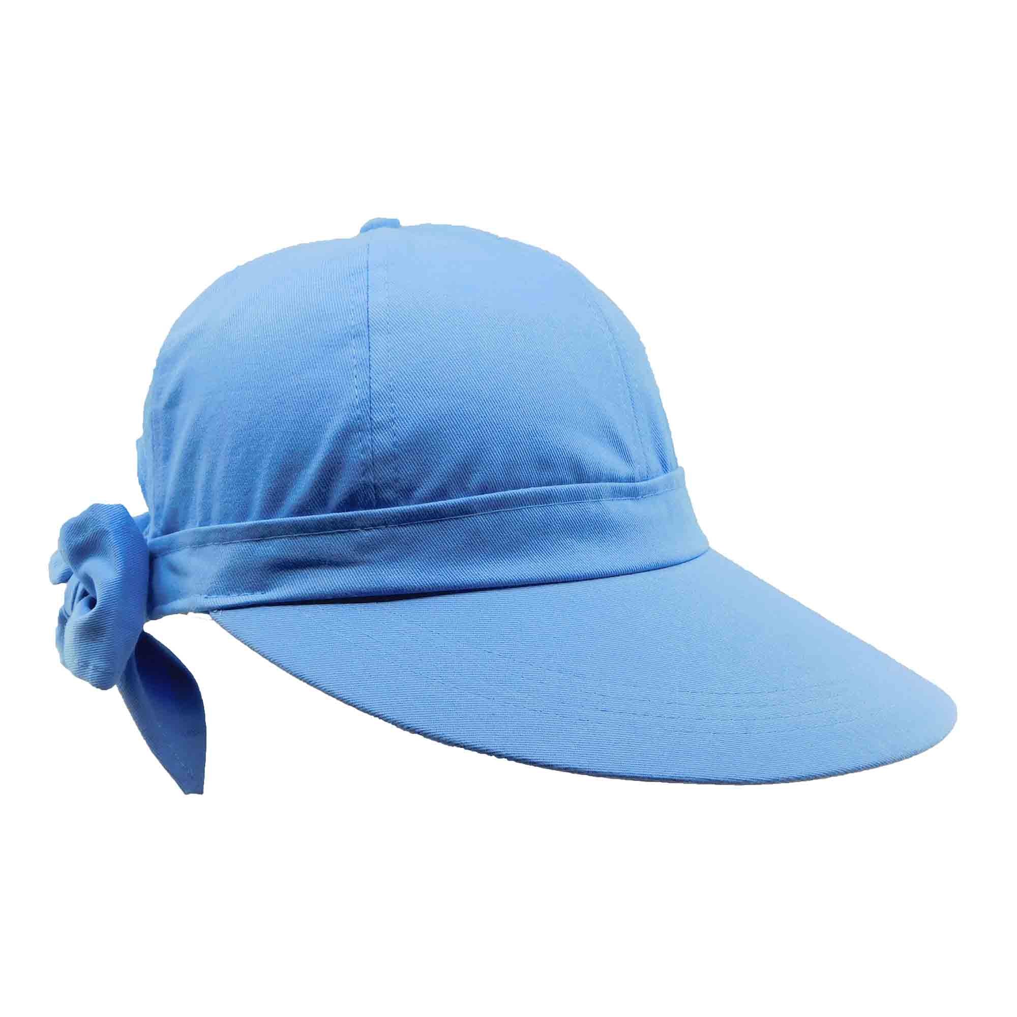 Cotton Facesaver Cap - Milani Hats Cap Milani Hats BL7103sb Sky Blue Medium (57 cm) 