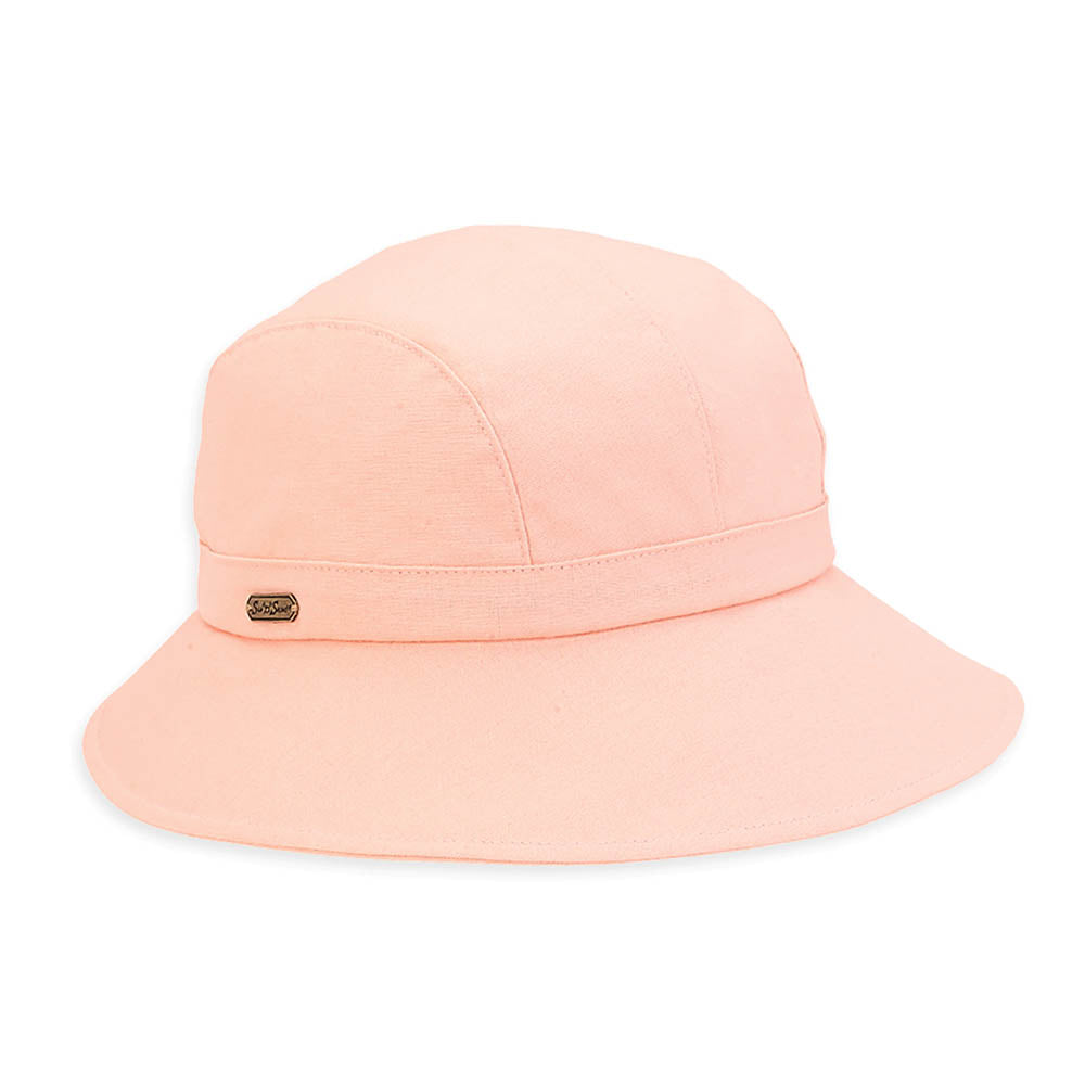 Cotton Souwestern Summer Hat - Sun 'N' Sand Hats Facesaver Hat Sun N Sand Hats hh1391K Coral OS