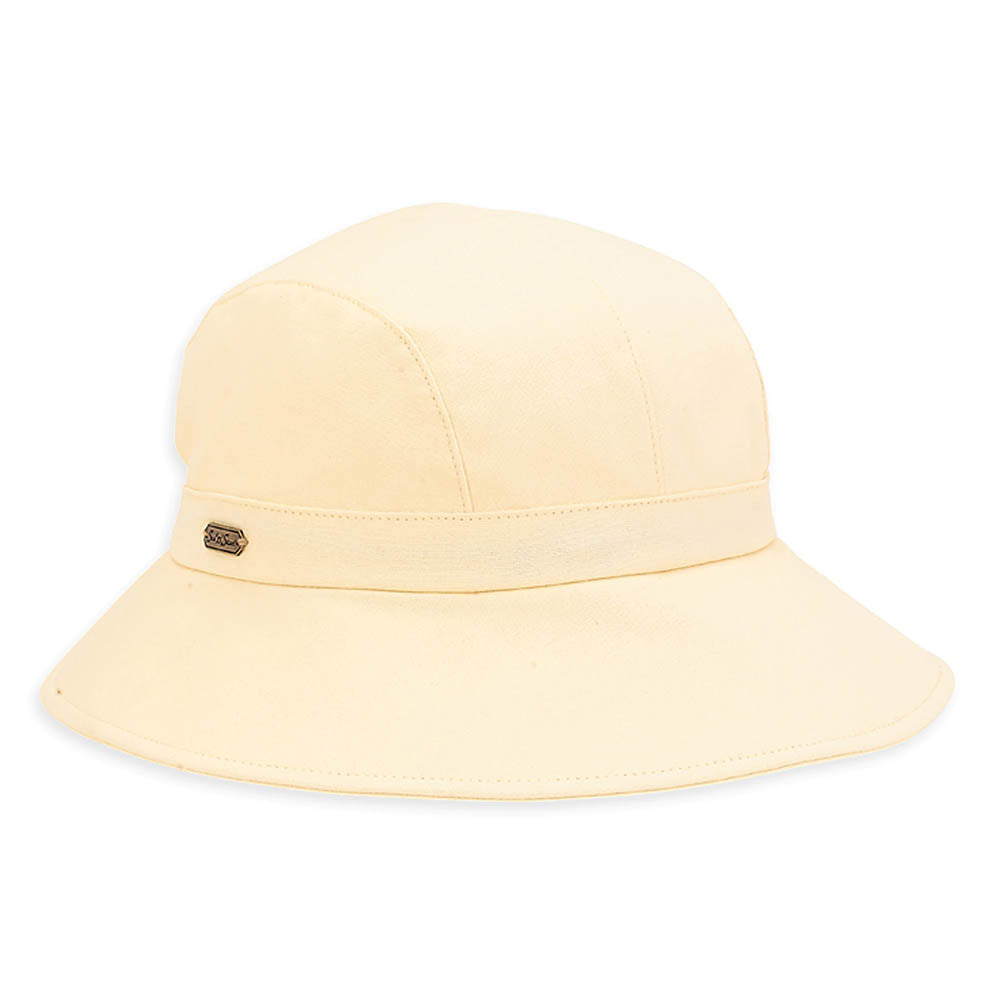 Cotton Souwestern Summer Hat - Sun 'N' Sand Hats Facesaver Hat Sun N Sand Hats hh1391M Pale Yellow OS