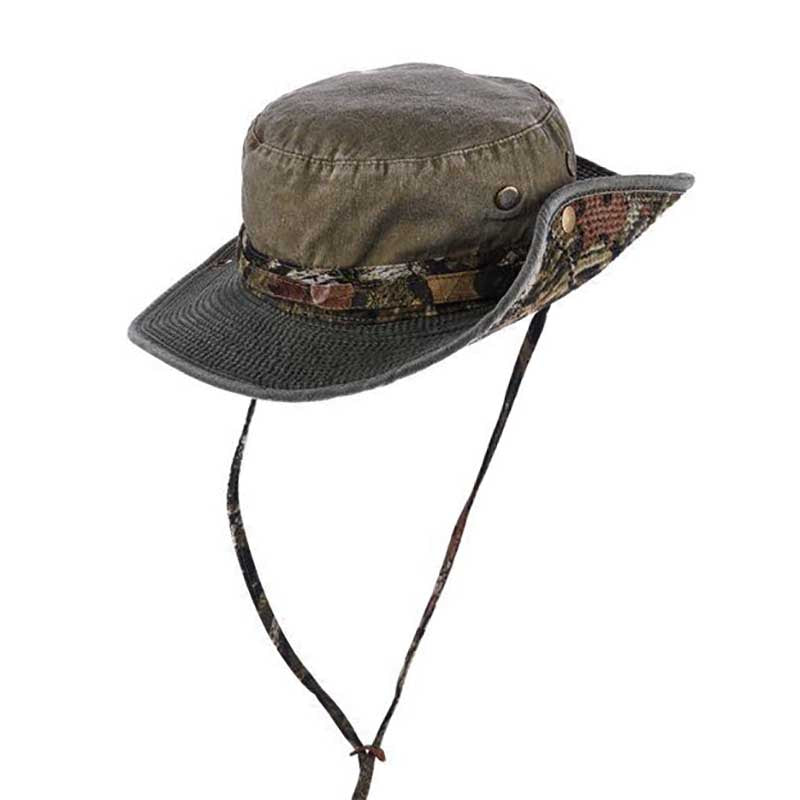 Garment Washed Twill Boonie - DPC Outdoor Cotton Fishing Hats Khaki / Medium