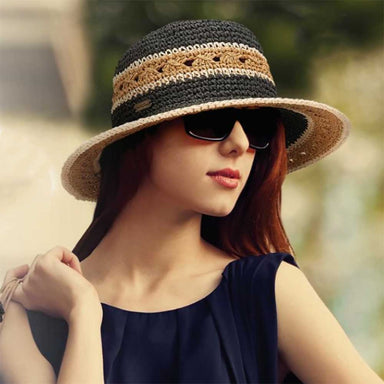 Crochet Toyo Summer Floppy Hat - Sun 'N' Sand Hats Wide Brim Sun Hat Sun N Sand Hats    