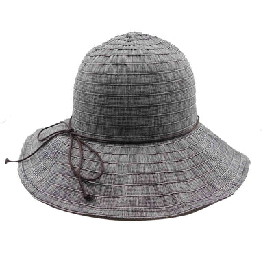 Crushable Denim Ribbon Bucket Hat - Bohemian Fashion, Cloche - SetarTrading Hats 