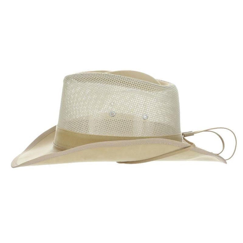 DPC Global Western Soaker Hat with Chin Cord - Dorfman Pacific Hats, Cowboy Hat - SetarTrading Hats 