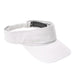 DPC Men's Twill Sun Visor Visor Cap Dorfman Hat Co. V7-WHT White  