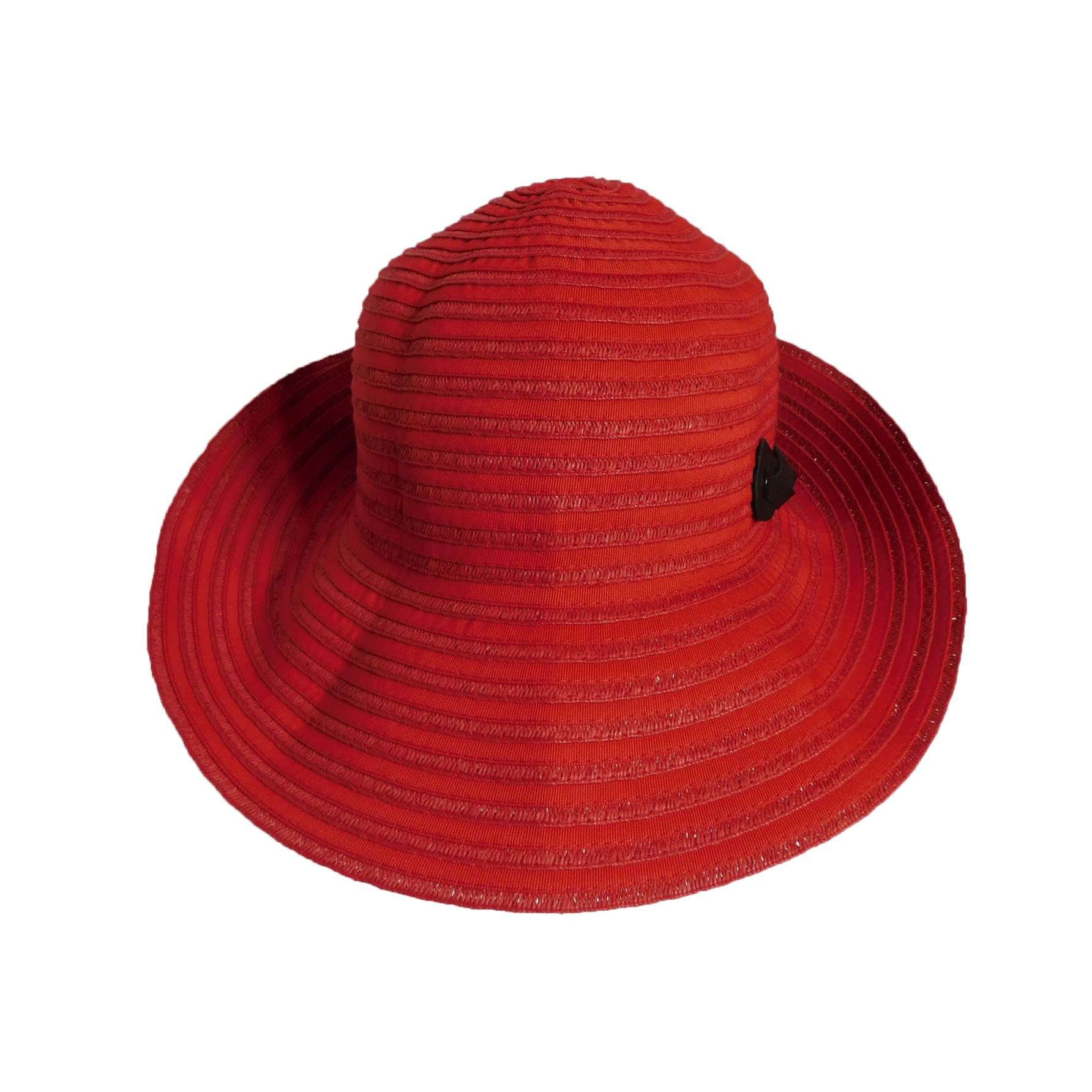 Packable Ribbon Bucket Hat - Boardwalk Style, Wide Brim Hat - SetarTrading Hats 