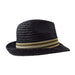 Crushable Raffia Fedora Hat, Fedora Hat - SetarTrading Hats 