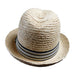 Crushable Raffia Fedora Hat Fedora Hat Mentone Beach    