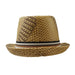 Fedora Hat with Multi Color Band Fedora Hat Mentone Beach    