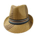 Fedora Hat with Multi Color Band Fedora Hat Mentone Beach    