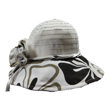 Black and White Ribbon Bucket Hat Bucket Hat California Hat Company    