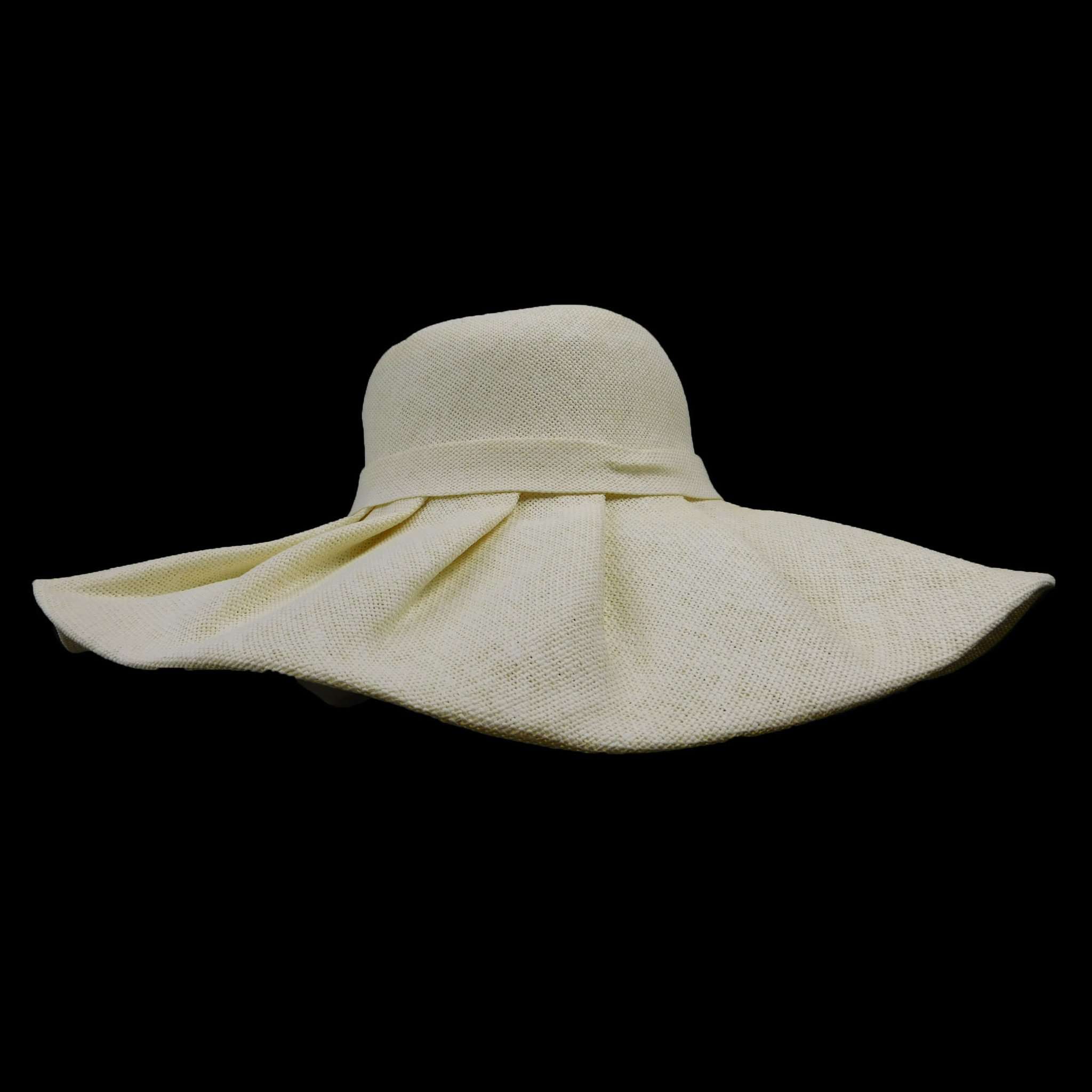 Classy Sun Hat with Large Bow - Jeanne Simmons Hats Taupe