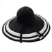 Ribbon Floppy with White Stripes, Floppy Hat - SetarTrading Hats 