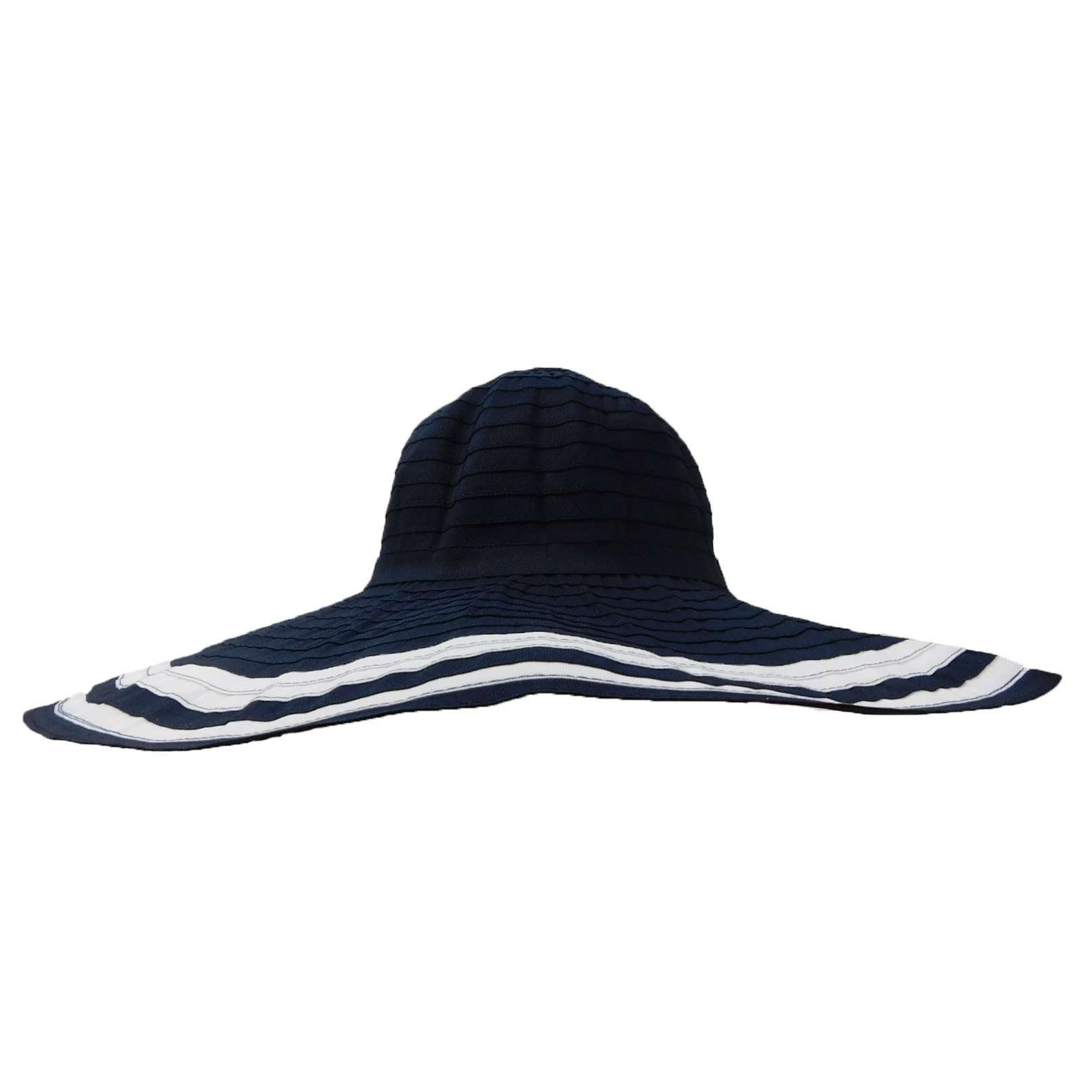 Ribbon Floppy with White Stripes, Floppy Hat - SetarTrading Hats 