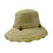 Summer Bucket Hat with Crochet Accent Cloche Jeanne Simmons Accessories