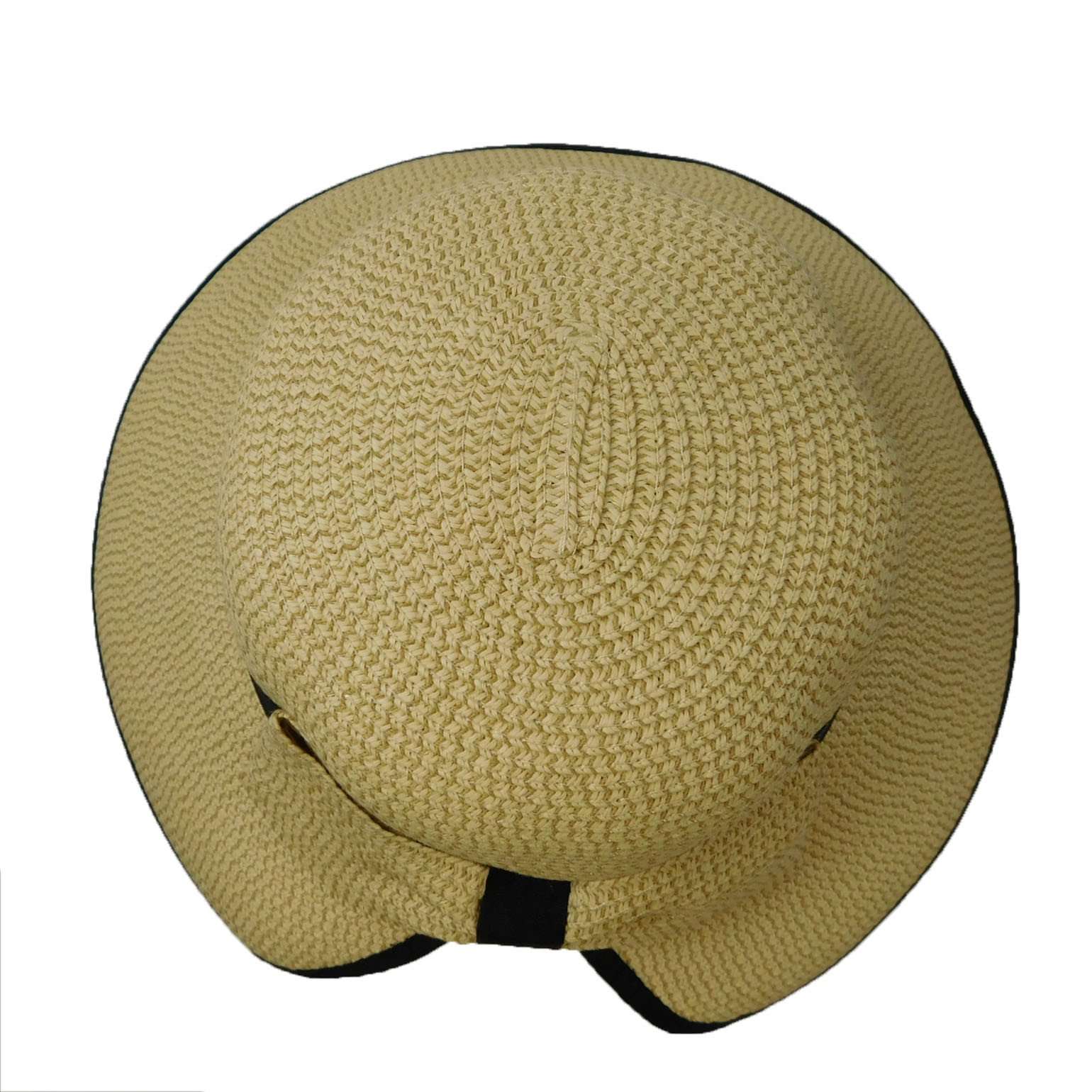 Big Brim Hat with V-Cut Back - Boardwalk Style, Wide Brim Hat - SetarTrading Hats 
