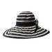 Ribbon and Lace Wide Brim Sun Hat - Jeanne Simmons Hats Wide Brim Sun Hat Jeanne Simmons    