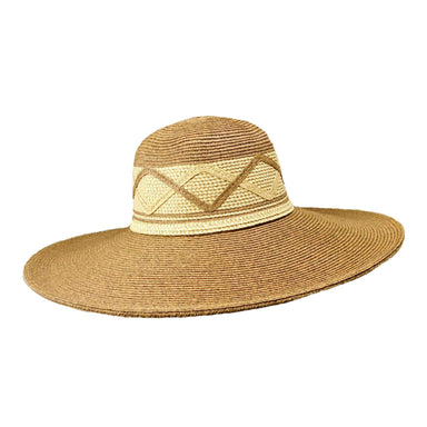 Large Flat Brim Summer Hat Floppy Hat Mentone Beach    