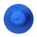 Big Bow Stitched Wide Brim Sun Hat - JSA Wide Brim Sun Hat Jeanne Simmons WSRP508BL Blue  