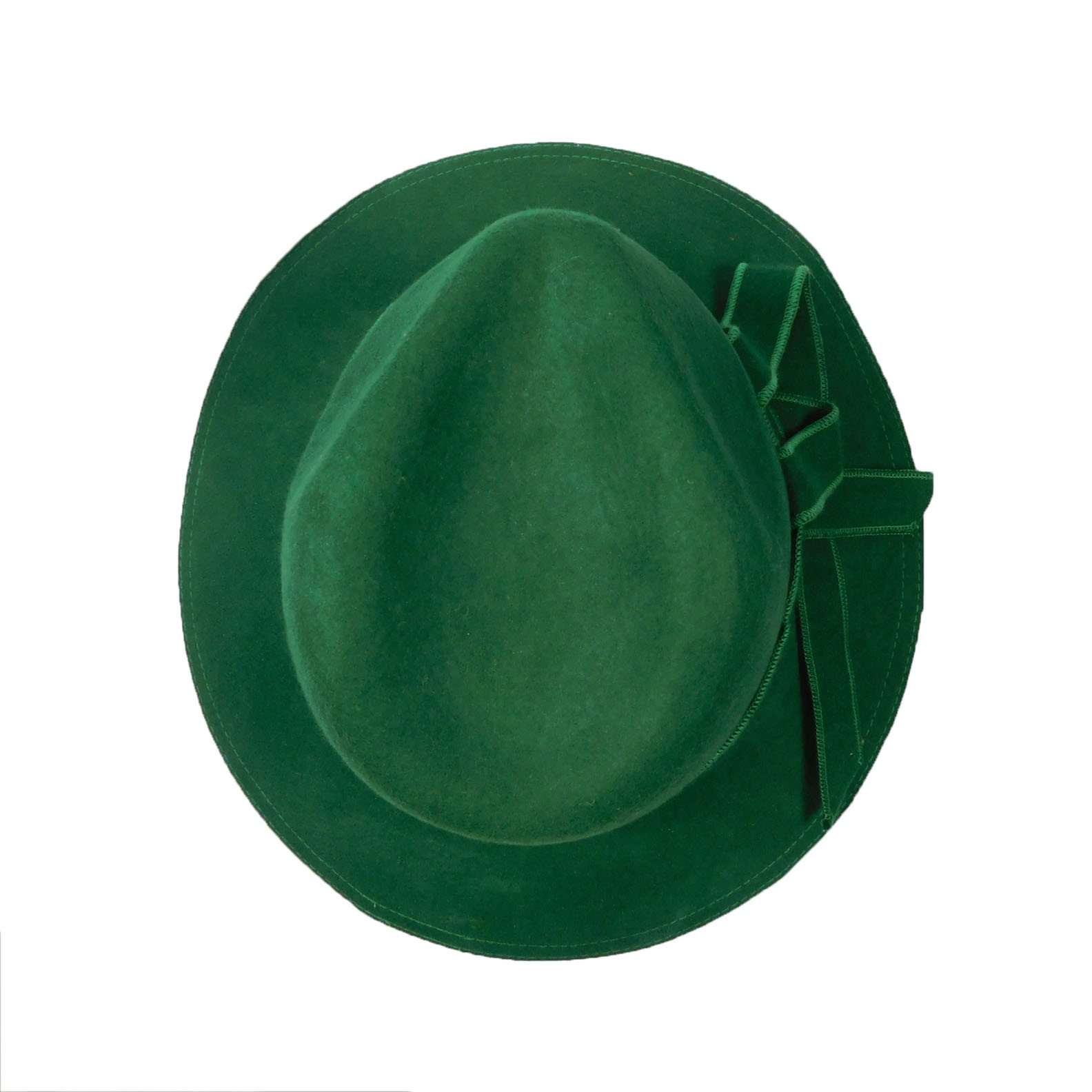 Floppy Fedora Hat, Green and Navy Fedora Hat Jeanne Simmons    