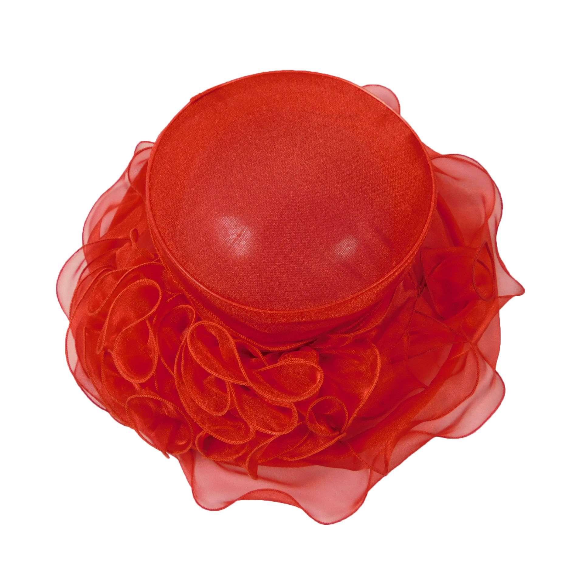Organza Hat with Lots of Ruffles! Dress Hat Something Special LA    