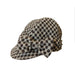 Girl's Cap with Big Bow - Scala Collection Cap Scala Hats WK001RD Brown  