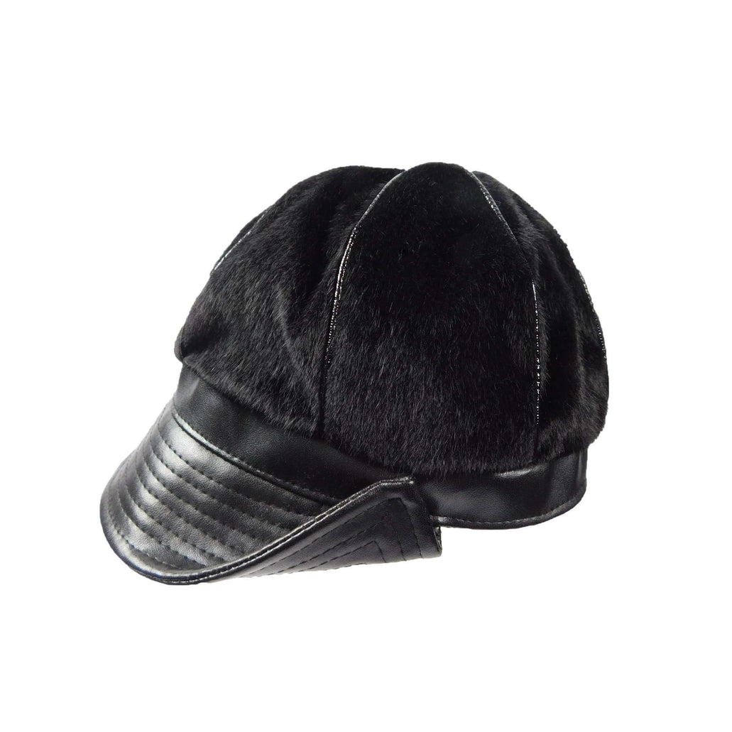 Carlos Santana Jockey Faux Fur Cap for Small Heads — SetarTrading Hats