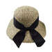 Big Brim Sun Hat with Wide Ribbon and Bow - Milani Hats Wide Brim Hat Milani Hats    