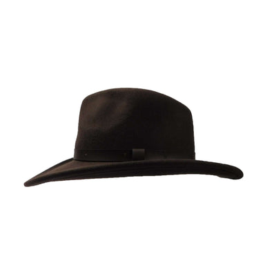 Wool Felt Outback with Leather Band Safari Hat Dorfman Hat Co.    
