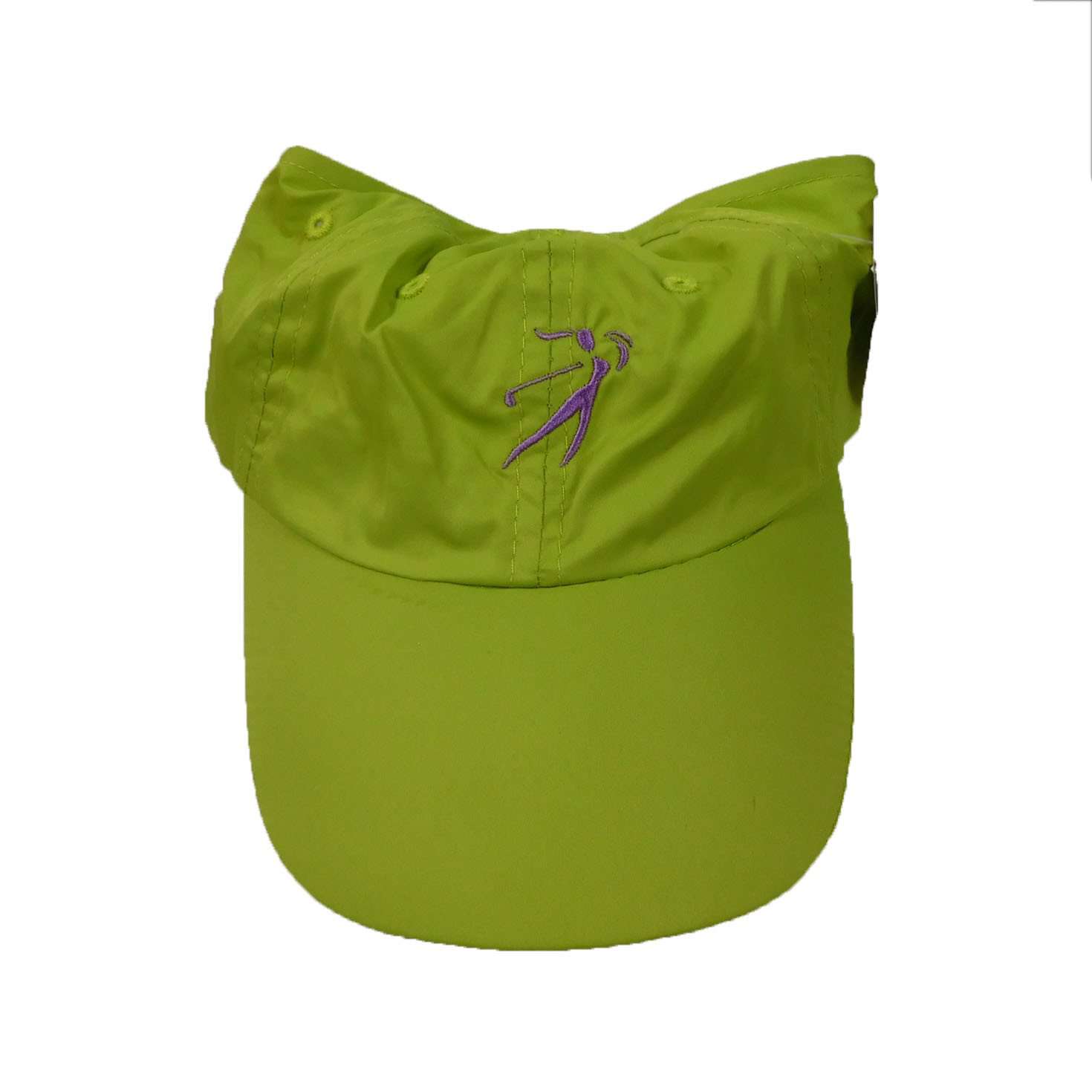 Ginnie Cap in Microfiber with Golf Logo Cap Great hats by Karen Keith WSMF603LM Lime  