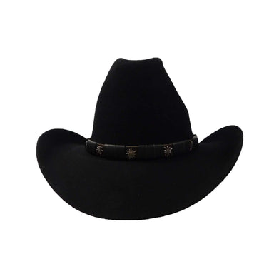 Cattleman Hat-Black Cowboy Hat Great hats by Karen Keith    