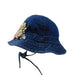 Denim Bucket Hat with Patchwork Flowers Bucket Hat HHkids    