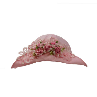 Vintage Pink Summer Hat for Baby Girls Bucket Hat HHkids    