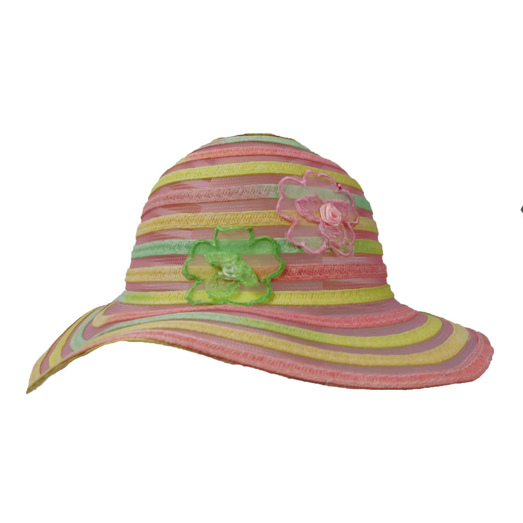 Ribbon and Mesh Toddler Floppy Hat Floppy Hat SetarTrading Hats    