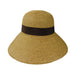 Downturned Big Brim Asymmetrical Summer Hat Wide Brim Hat JEL    