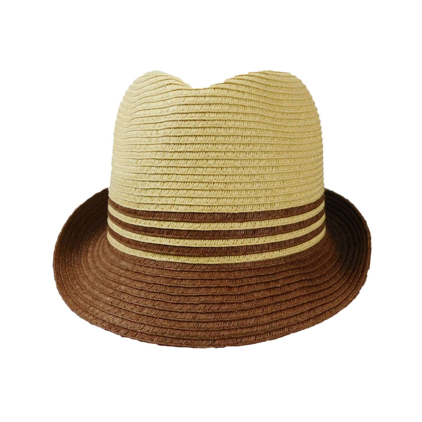 Summer Fedora Hat Fedora Hat JEL MSPS890BN Brown  